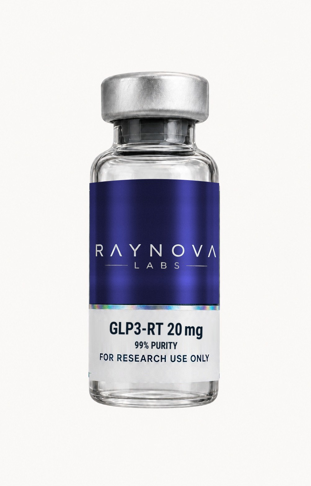Raynova Labs research vial — GLP3-RT (20mg)