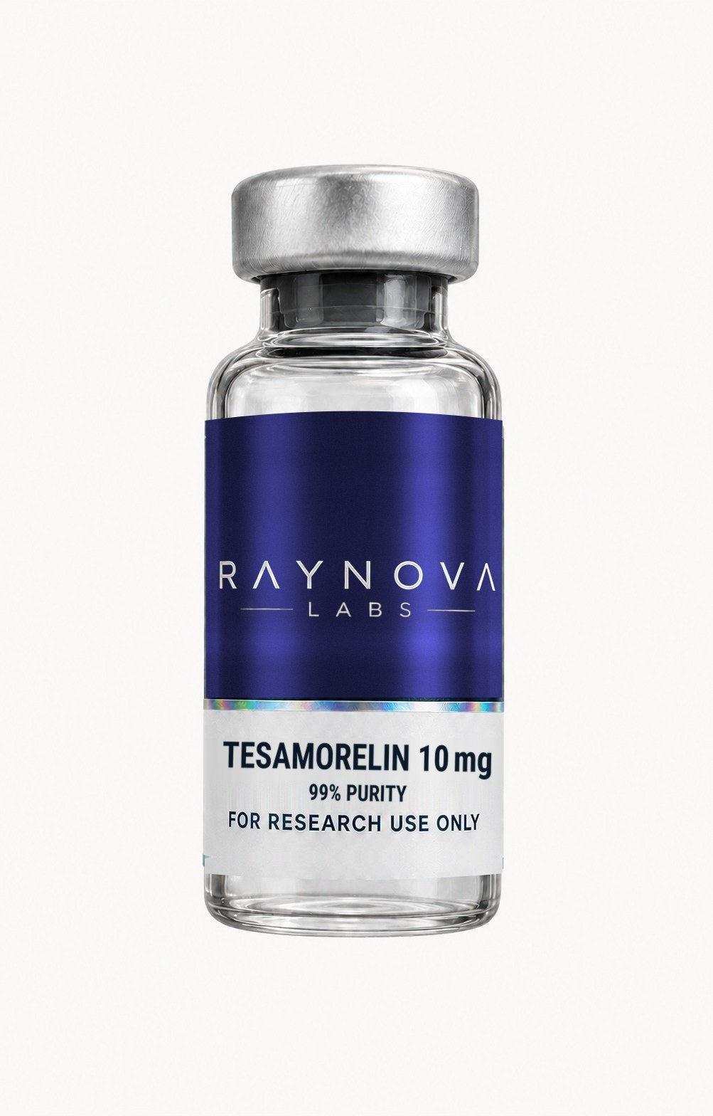 Raynova Labs research vial — Tesamorelin (10mg)